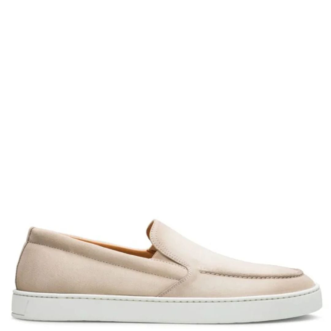 VENICE | CREAM SUEDE LOAFER