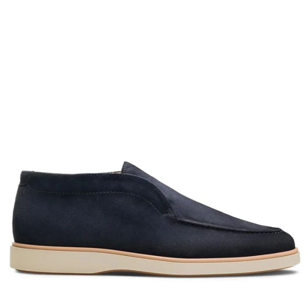 DUSTER | Blue suede mini boots