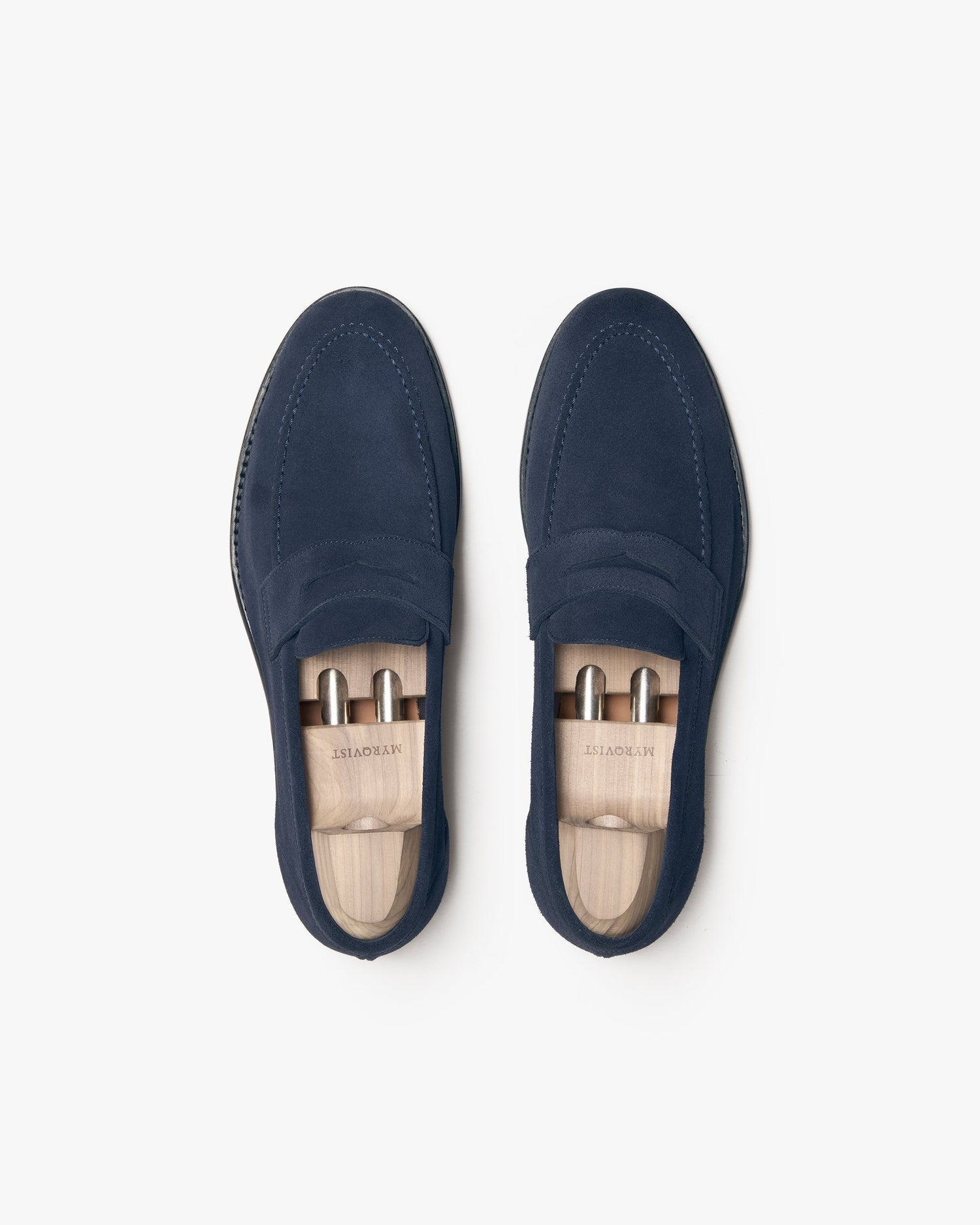 PRESTIGE | NAVY BLUE SUEDE LEATHER LOAFER