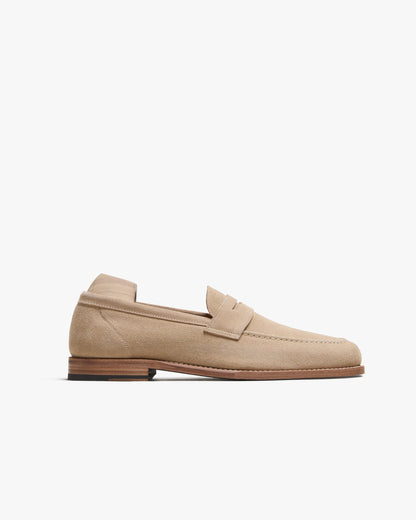 TORINO | SAND SUEDE LOAFER