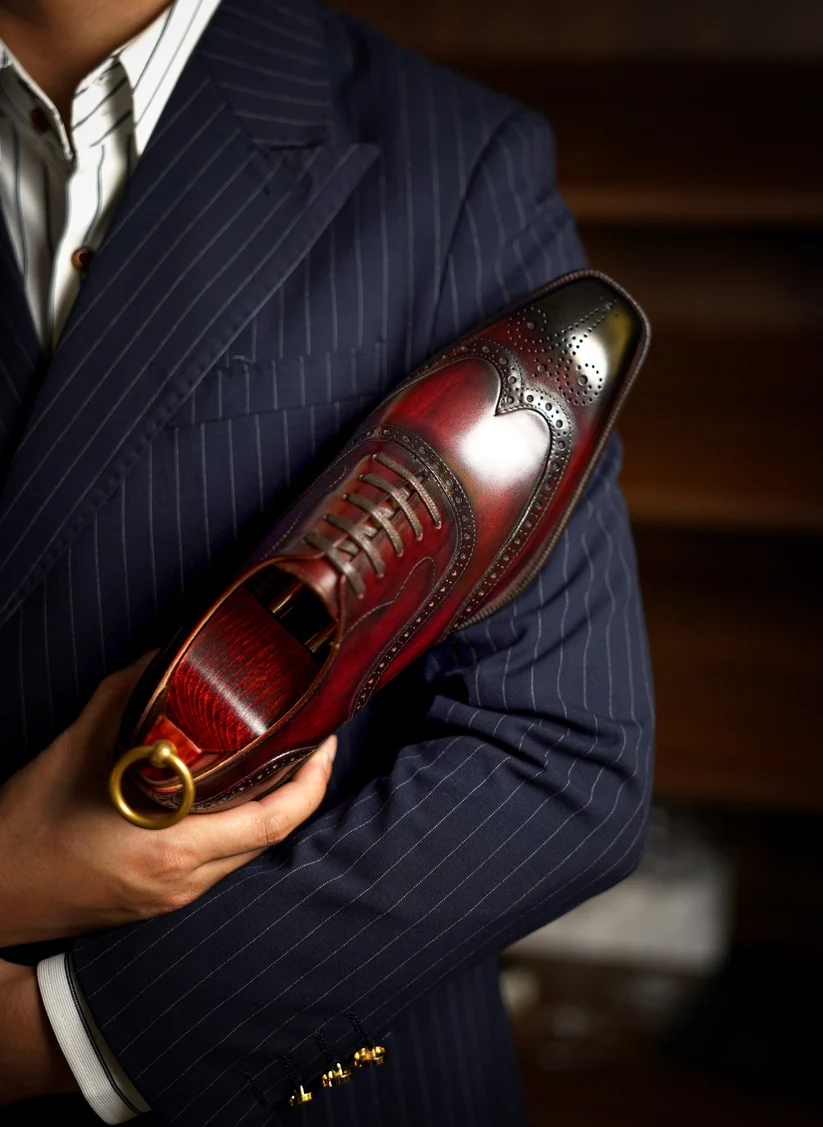 Bordeaux Slice toe Wingtip Oxford