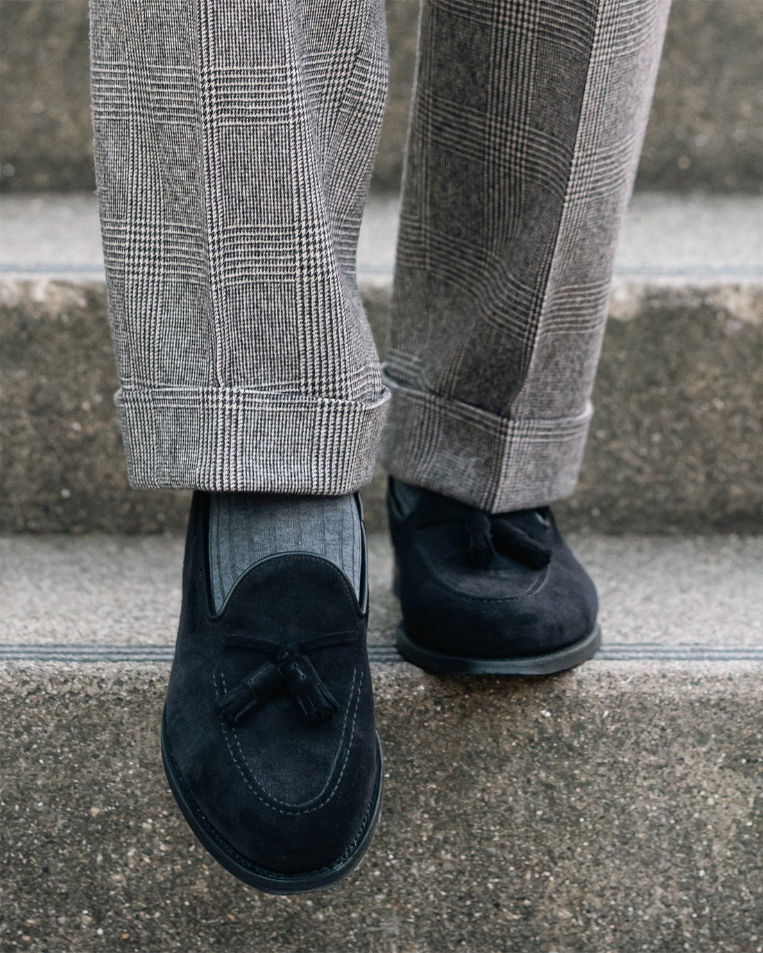NOBIE | BLACK SUEDE LEATHER LOAFER