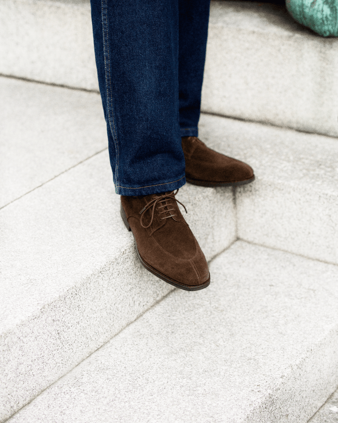 ICONA | BROWN SUEDE DERBY LACE UPS