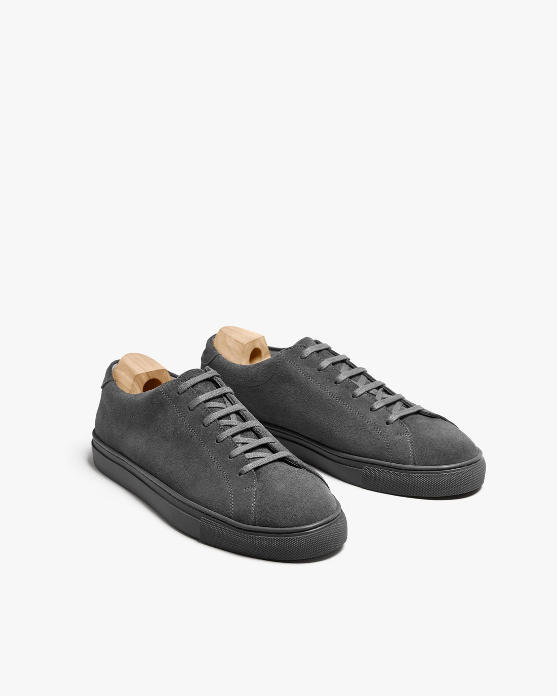 AARON | DARK GREY SUEDE LEATHER SNEAKERS
