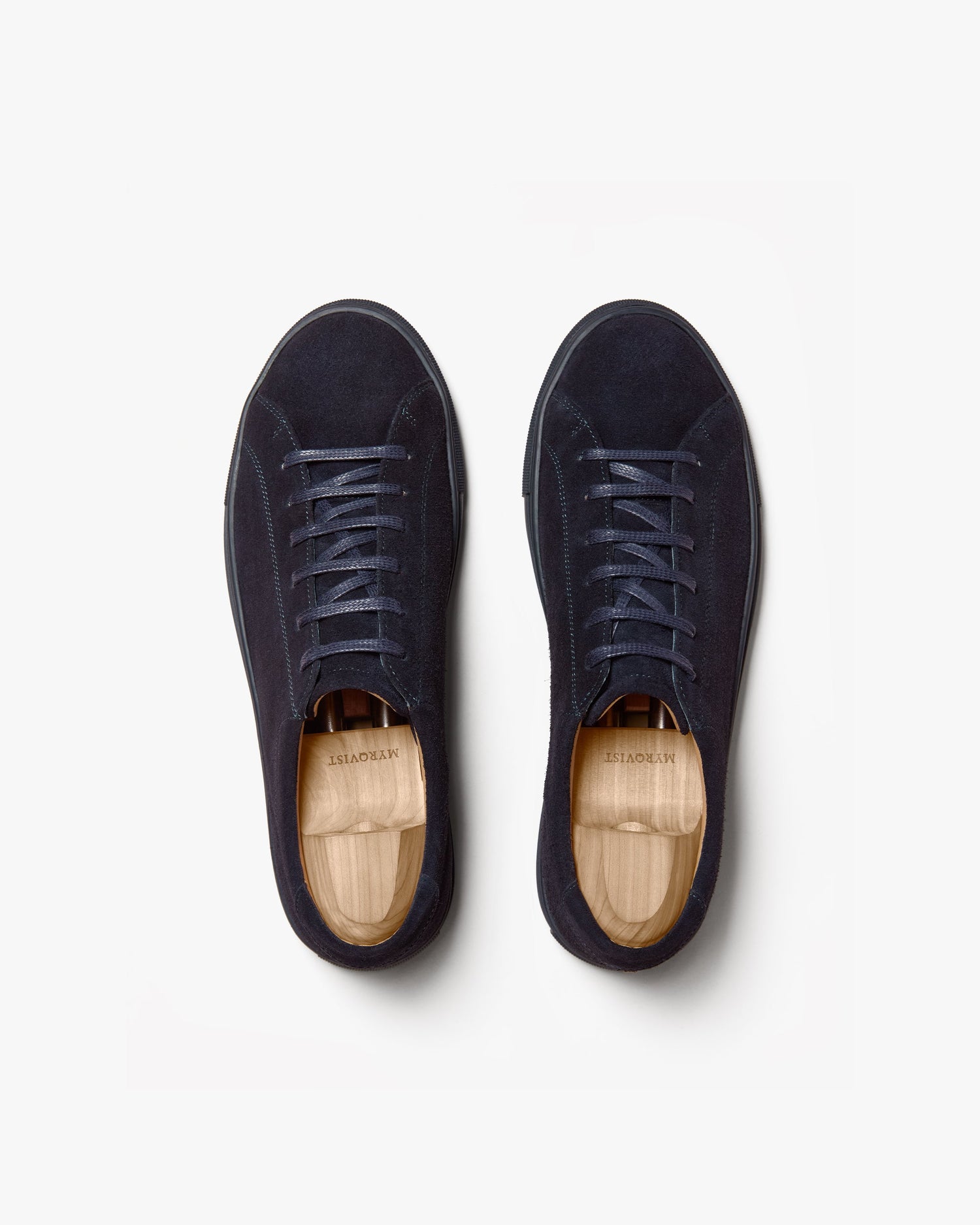 TROY | NAVY BLUE SUEDE LEATHER SNEAKERS