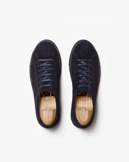 TROY | NAVY BLUE SUEDE LEATHER SNEAKERS