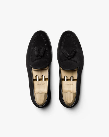 NOBIE | BLACK SUEDE LEATHER LOAFER