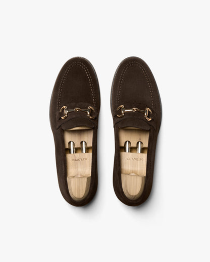 LUSSO | DARK BROWN SUEDE LOAFER