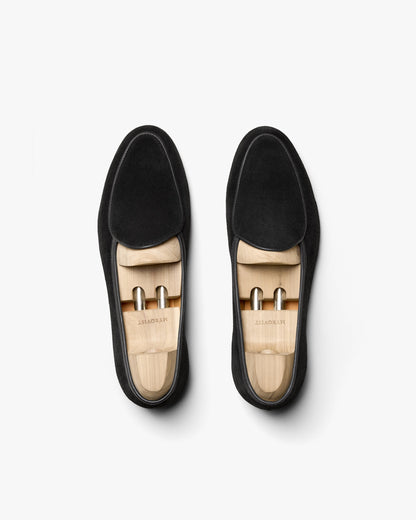 ELITE | BLACK SUEDE LOAFER