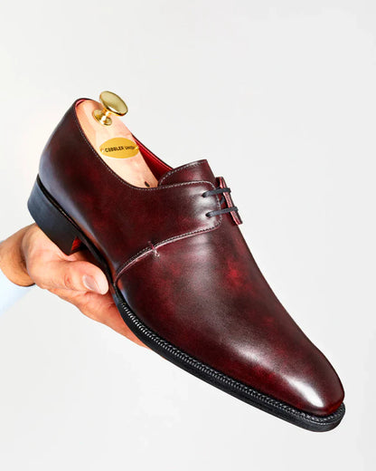 OXBLOOD LEATHER DERBY | THE OFFICE WEAR COLLECTION