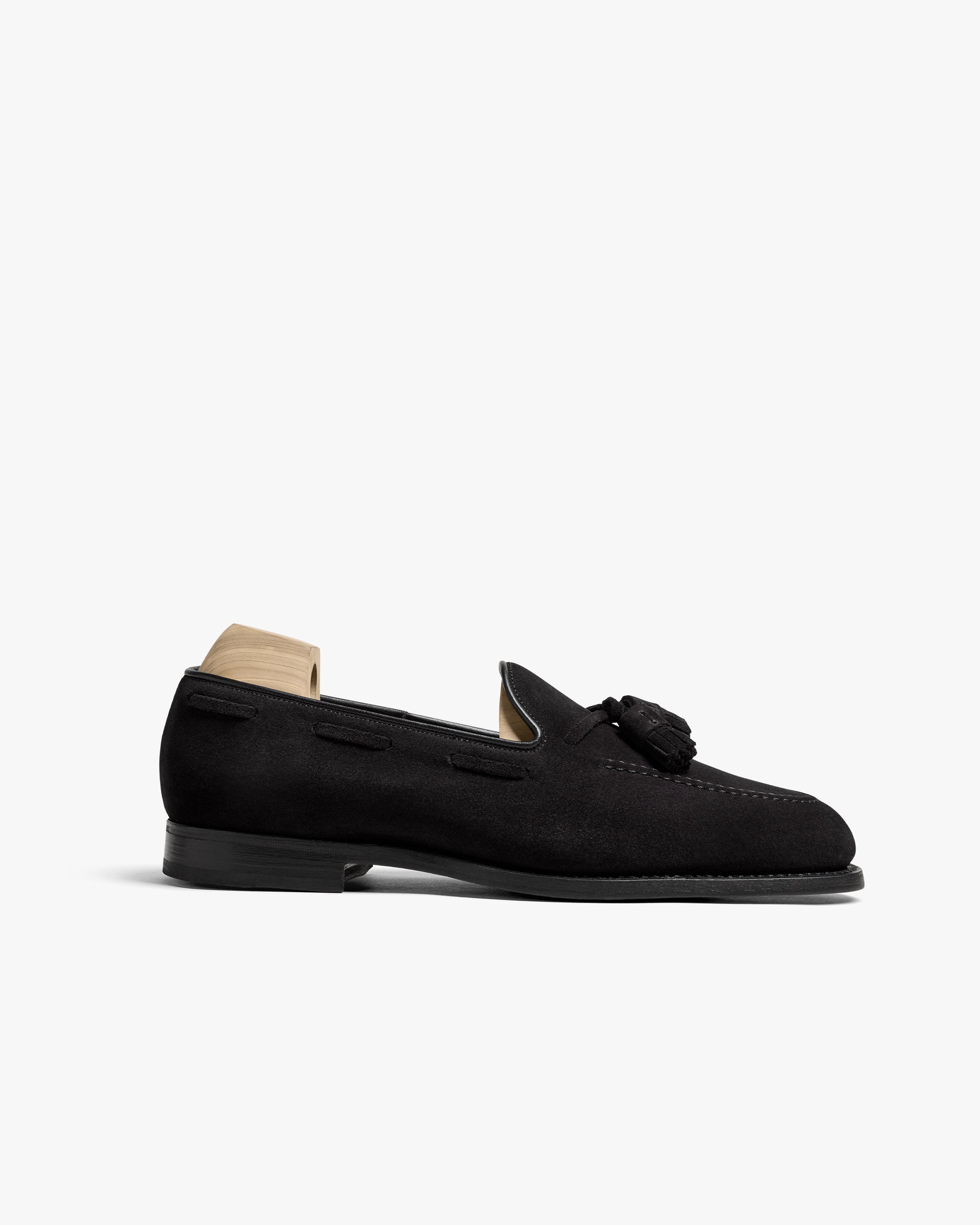 NOBIE | BLACK SUEDE LEATHER LOAFER