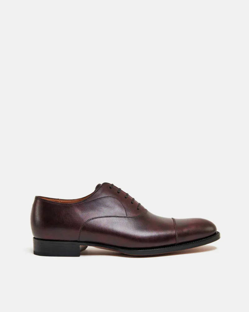 COFFEE BROWN CAP TOE OXFORDS  | THE OFFICE WEAR COLLECTION