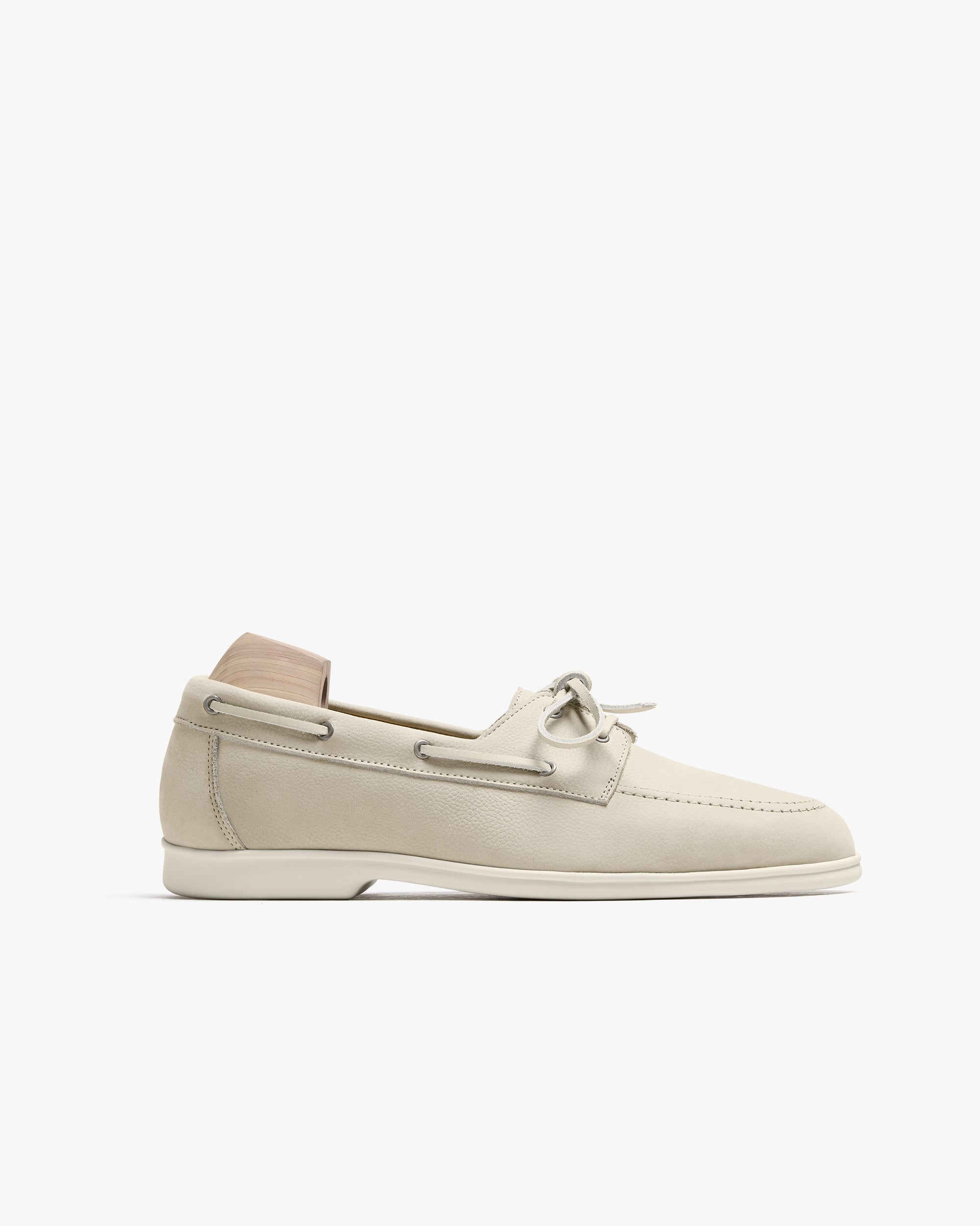 ROMA | OFF WHITE LEATHER LOAFER