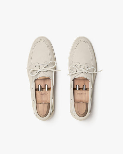 ROMA | OFF WHITE LEATHER LOAFER