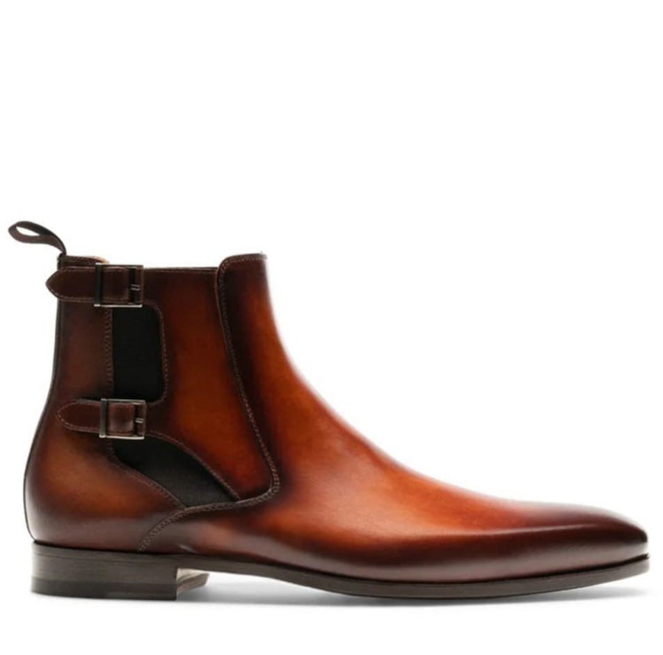 CHRISTOPHER | TAN  Monkstrap Boots