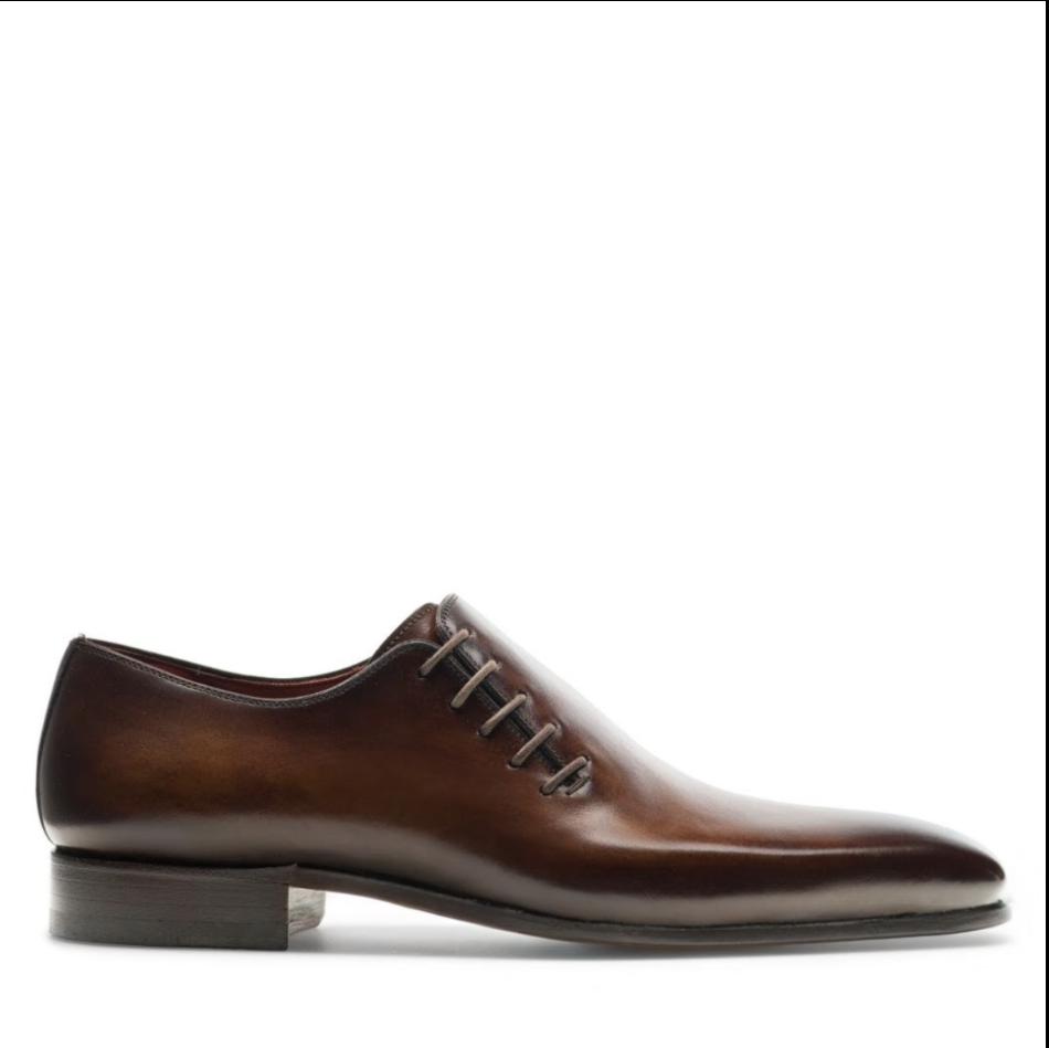 DAVID | BROWN SIDE LACE OXFORD