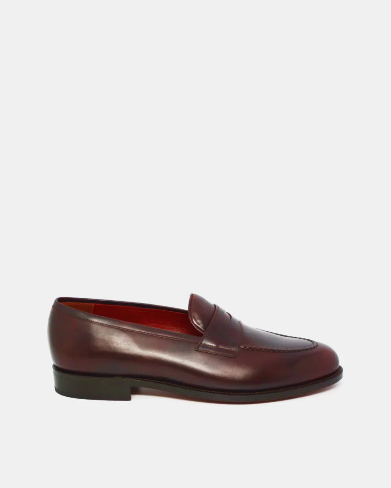 CHERRY TWO-TONE PENNY LOAFERS | THE OFFICE WEAR COLLECTION