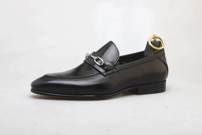 CLASSIC BLACK HORSEBIT LOAFERS