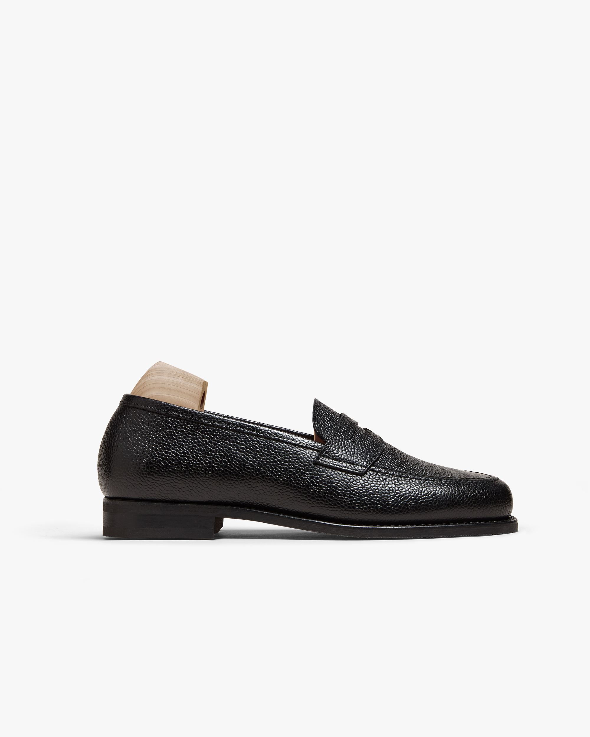 MAGNUS | BLACK CALF LATHER LOAFER