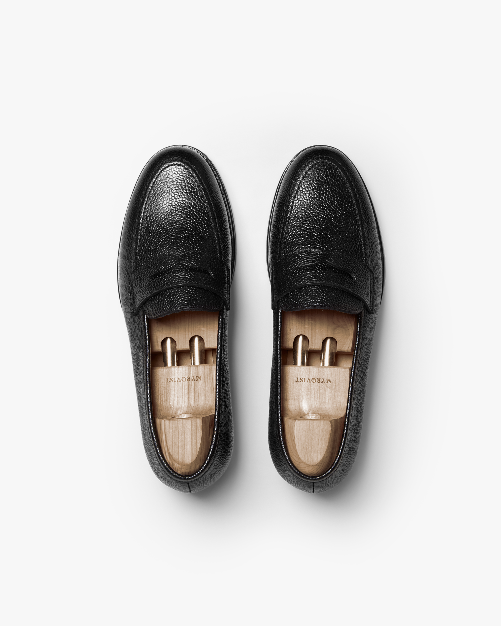 MAGNUS | BLACK CALF LATHER LOAFER