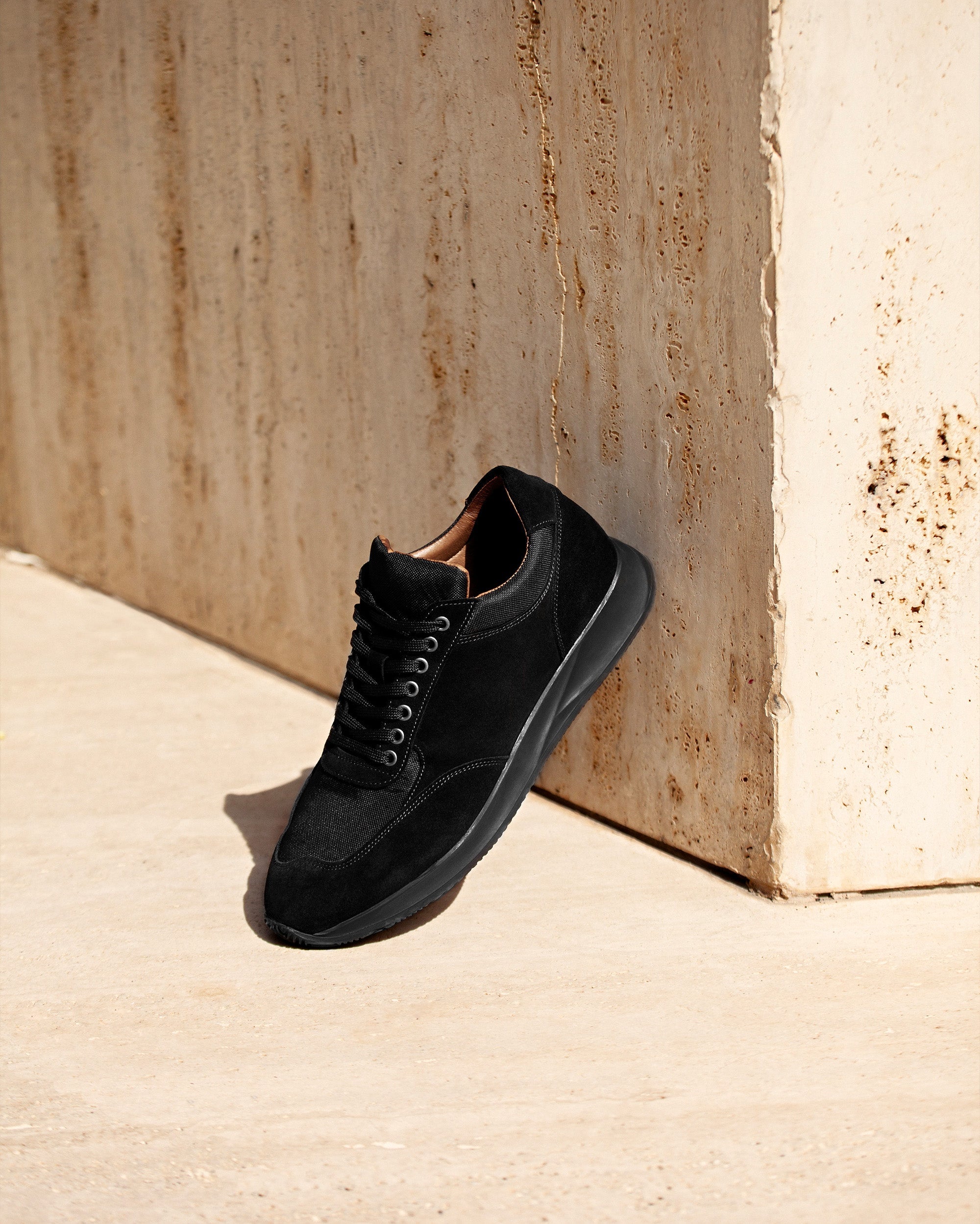 JULIAN | BLACK SUEDE LEATHER SNEAKERS