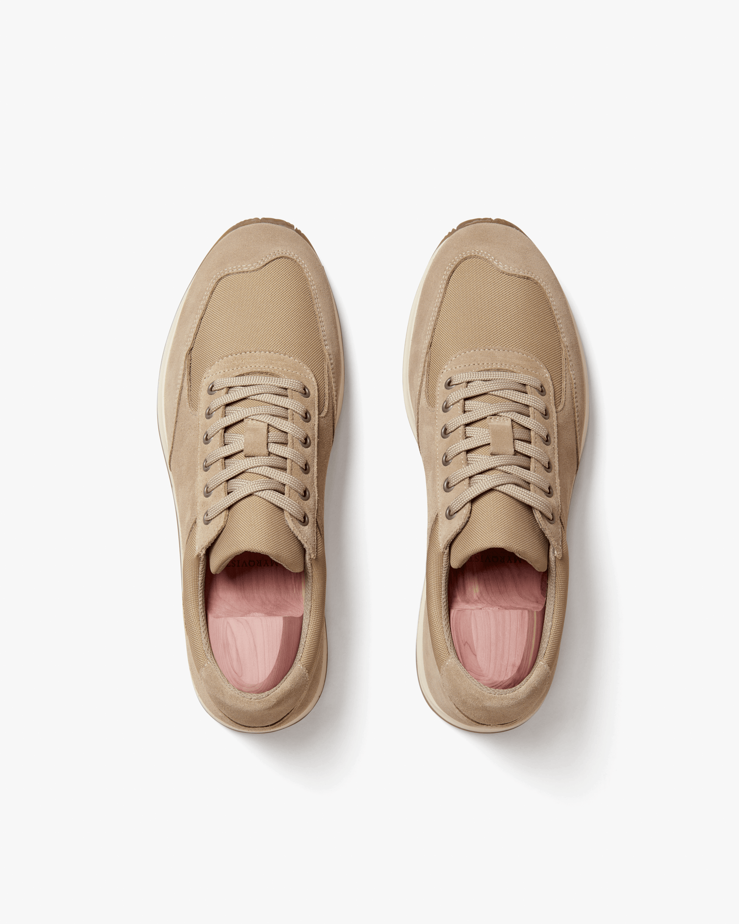 COLE | SAND SUEDE LEATHER SNEAKERS