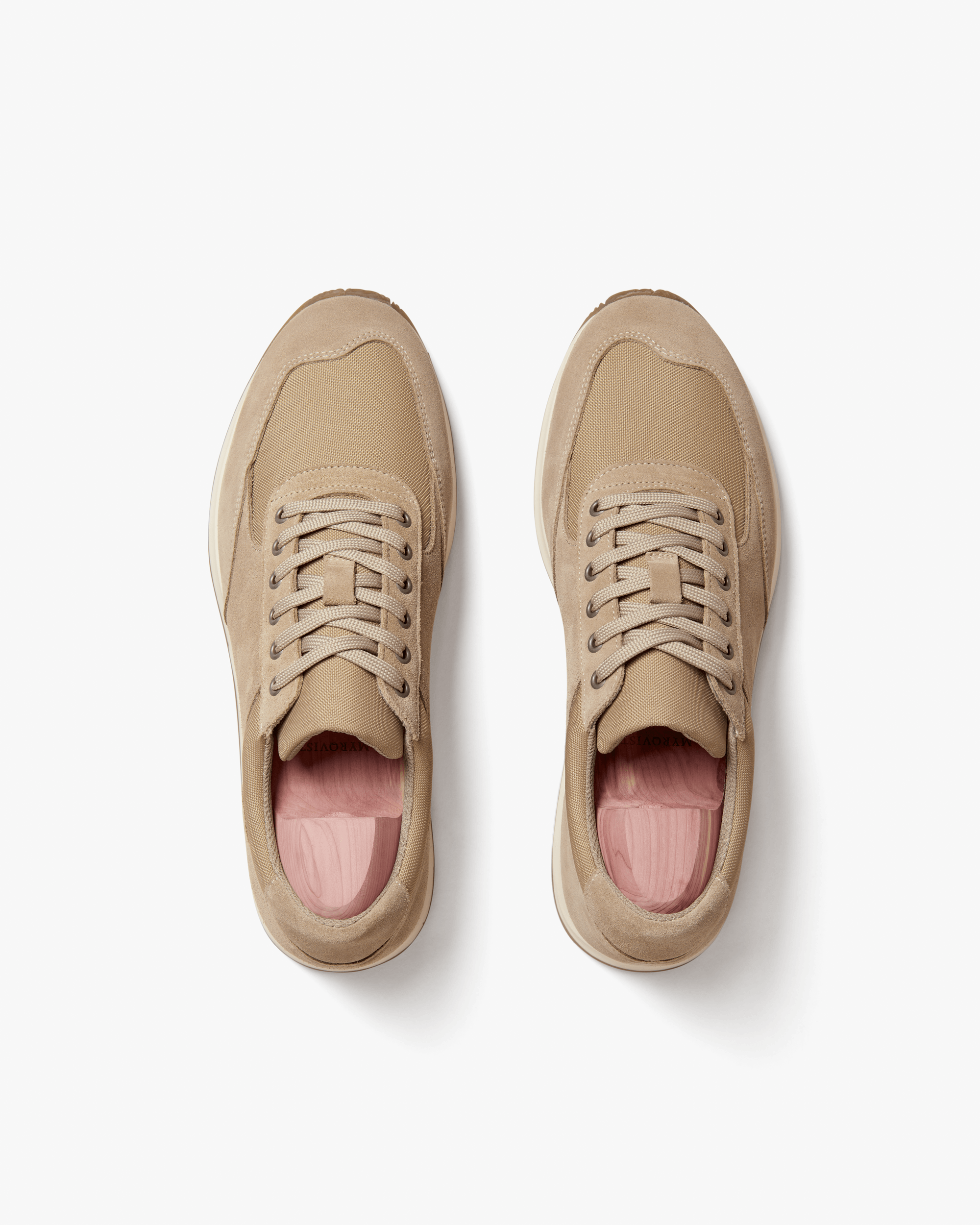 COLE | SAND SUEDE LEATHER SNEAKERS