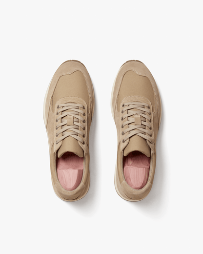 COLE | SAND SUEDE LEATHER SNEAKERS