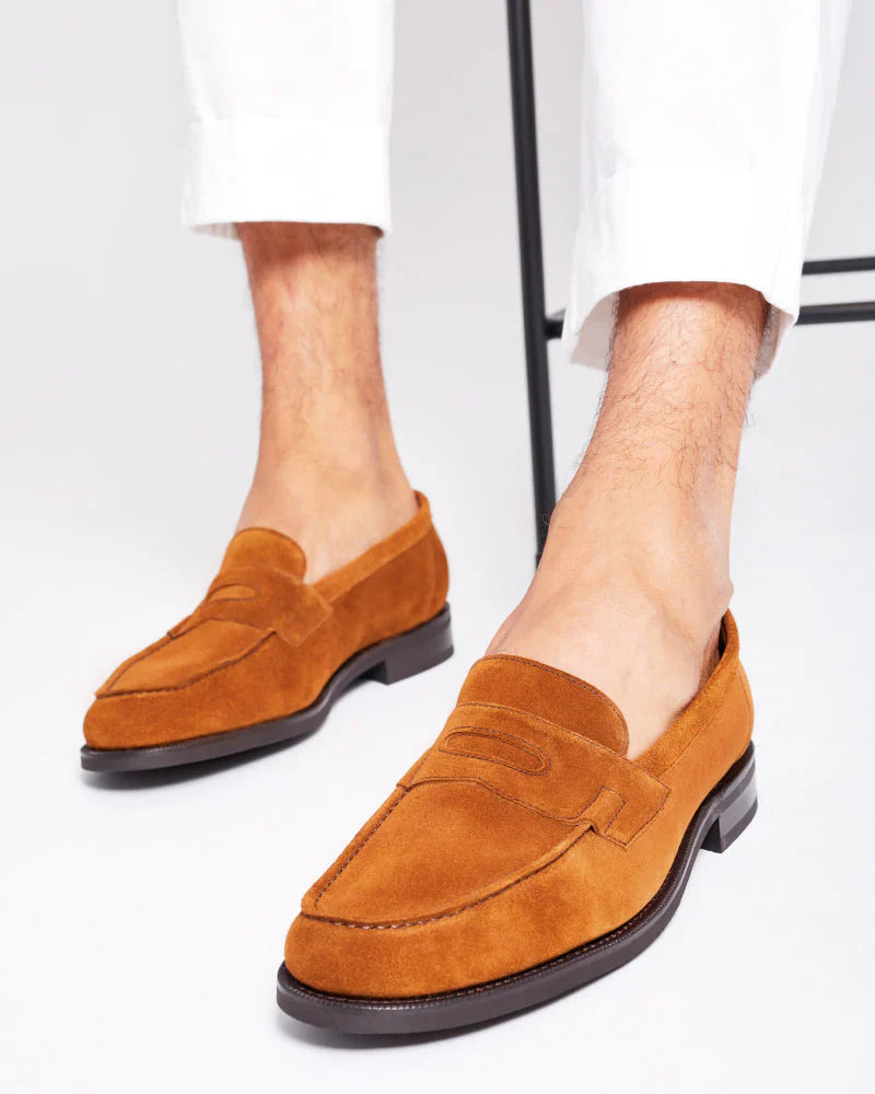 TAN SUEDE LOAFERS II | THE OFFICE WEAR COLLECTION