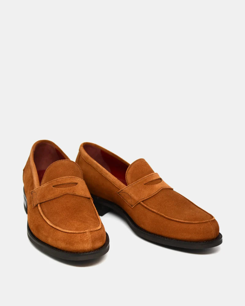 TAN SUEDE LOAFERS | THE OFFICE WEAR COLLECTION