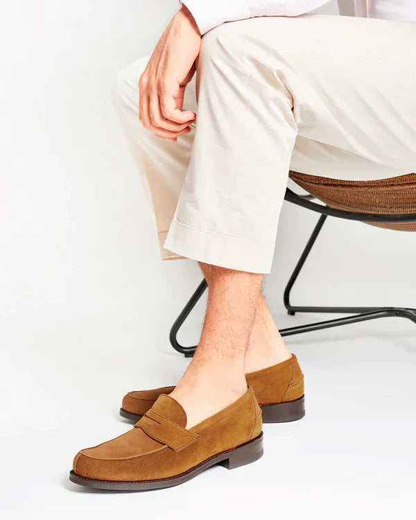 TAN SUEDE LOAFERS | THE OFFICE WEAR COLLECTION