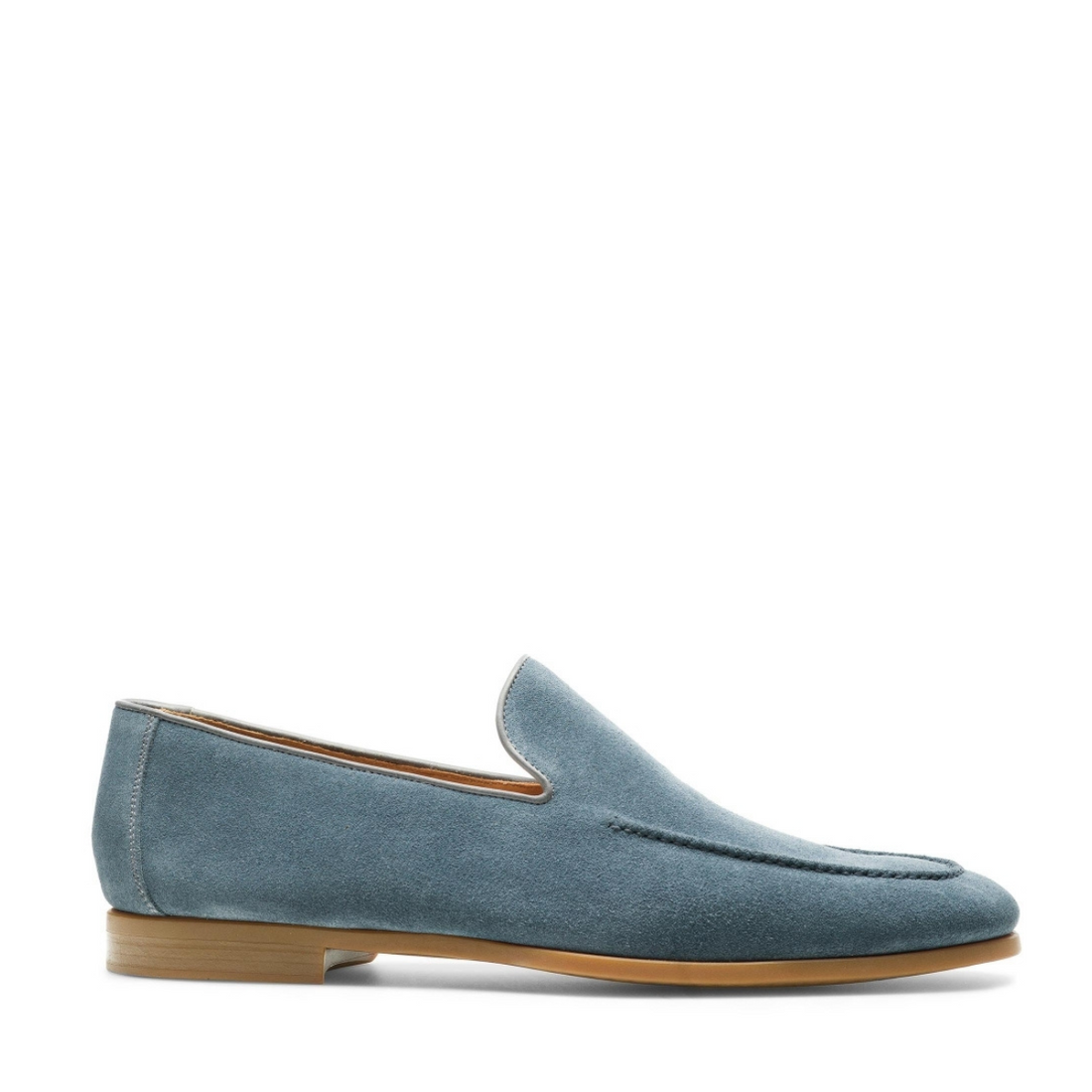 ANTONY | BLUE SUEDE SLIP ONS