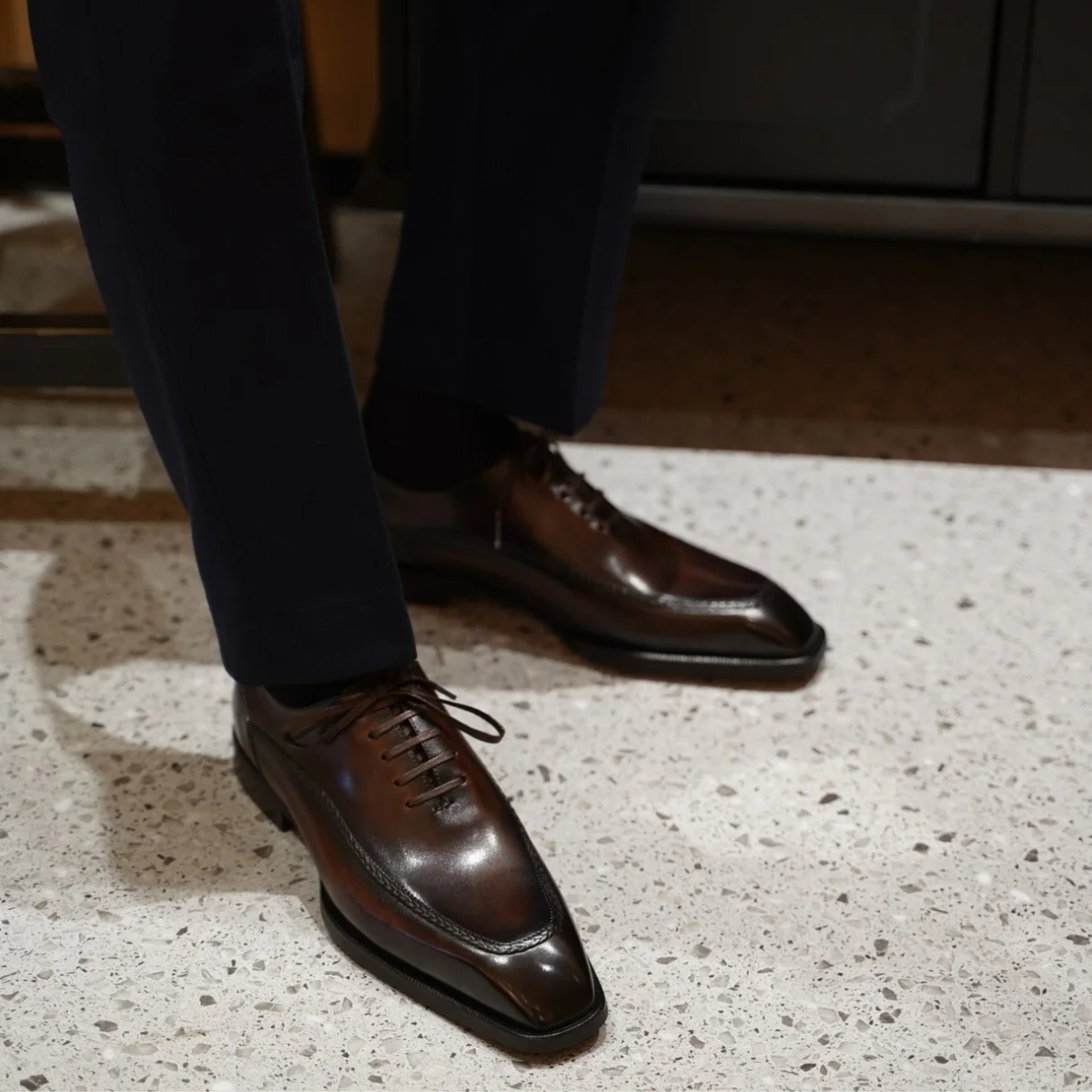 Balmoral Oxford | BROWN SMOOTH LEATHER