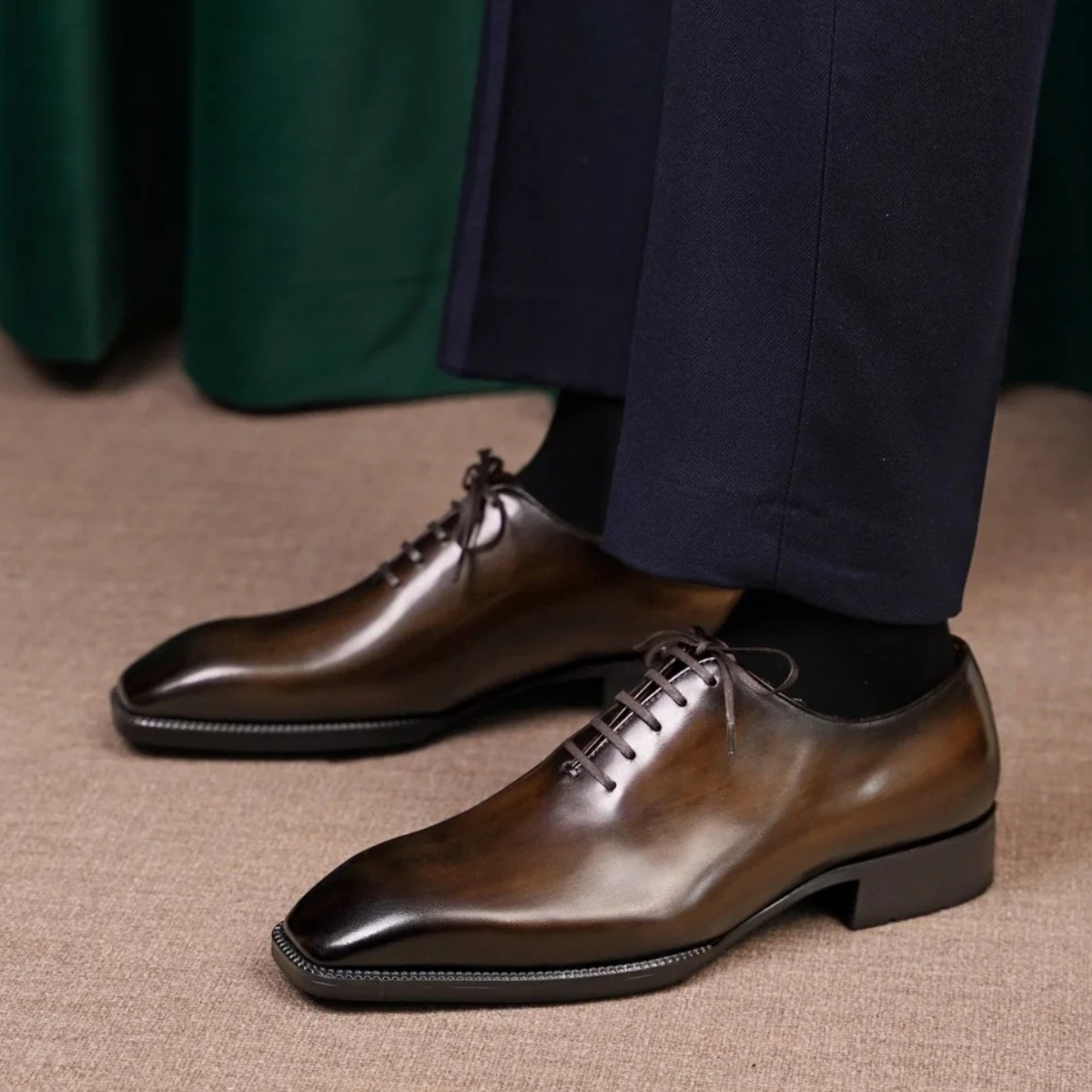 CLASSIC WHOLECUT OXFORDS | BROWN LEATHER