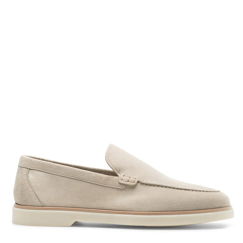 WHITE SLIP ON LOAFERS