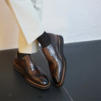 BROWN WINGTIP OXFORDS | LIGHTWEIGHT EVA SOLE