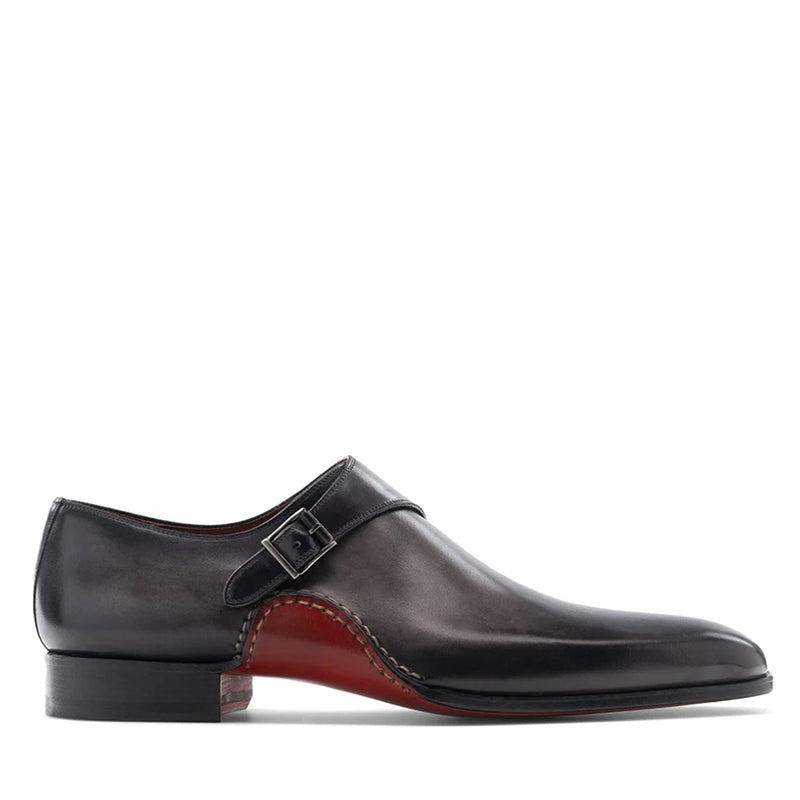 EREN II | GREYISH BLACK MONKSTRAPS