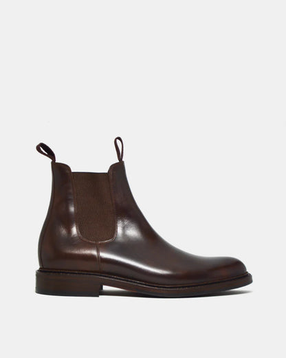 VINTAGE | DARK BROWN  LEATHER BOOTS