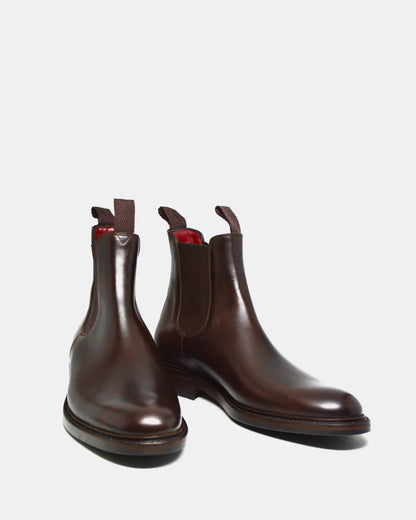 VINTAGE | DARK BROWN  LEATHER BOOTS