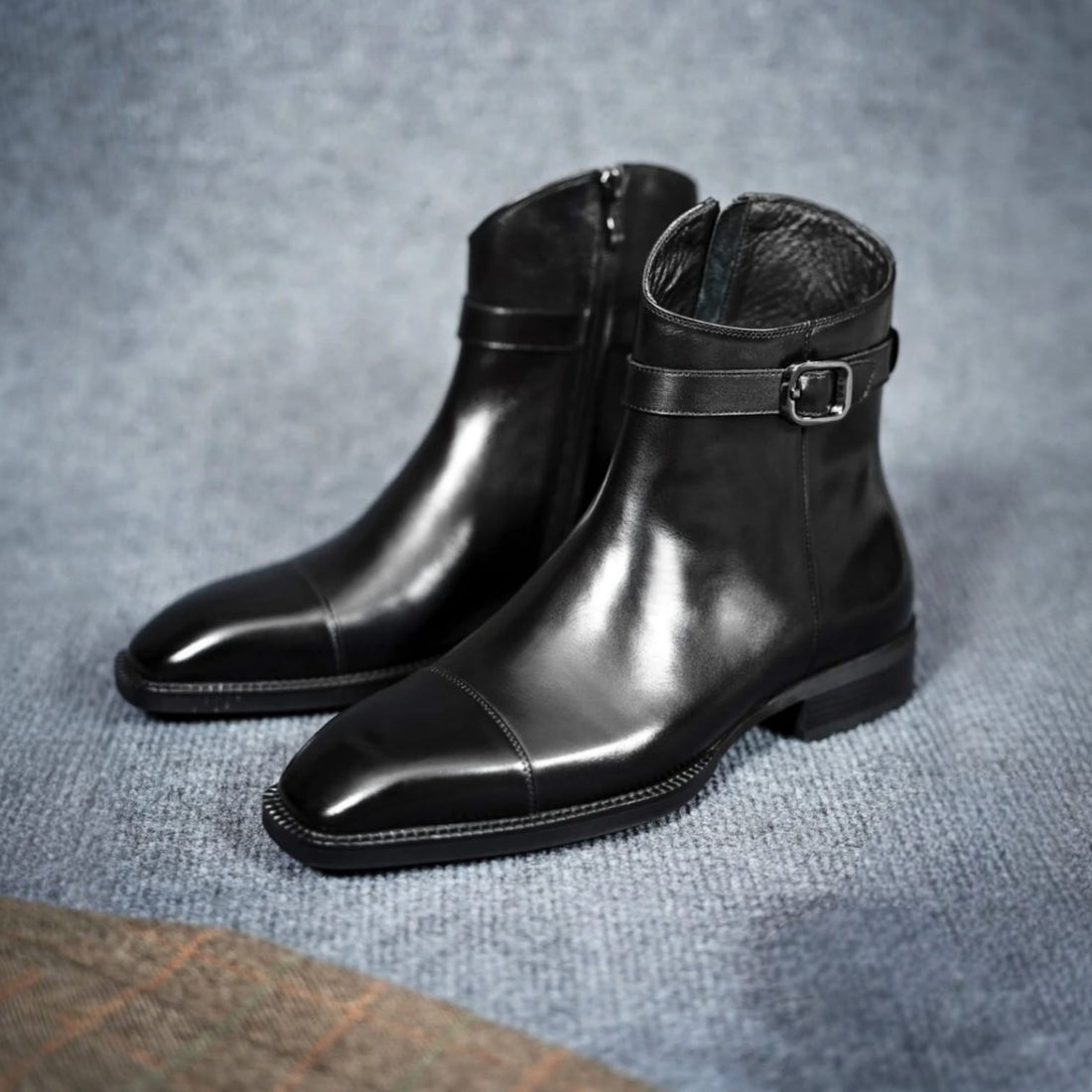 RAVEN | BLACK LEATHER BOOTS