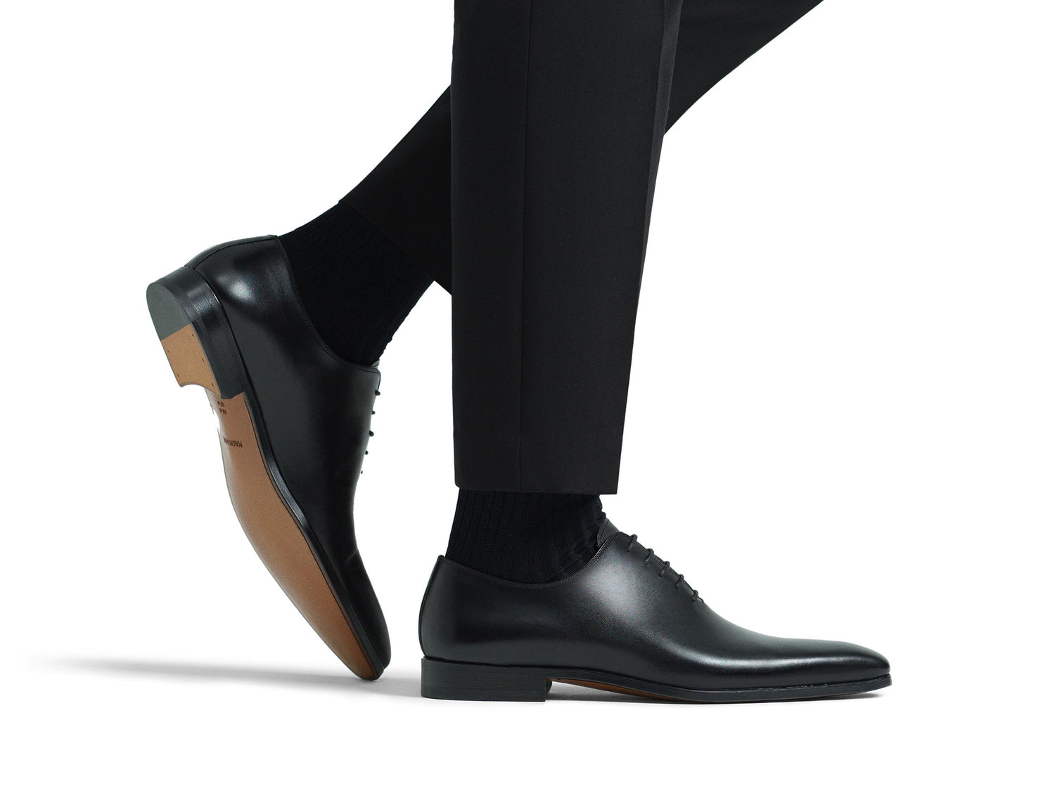 AUGUSTUS BLACK - LACE UP OXFORD