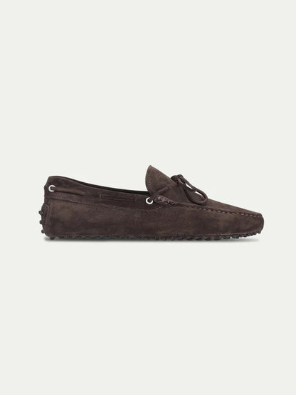Mocha Brown Suede Driving Shoes