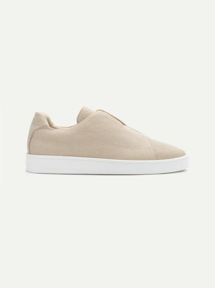 LIGHT BEIGE DENIM SNEAKER