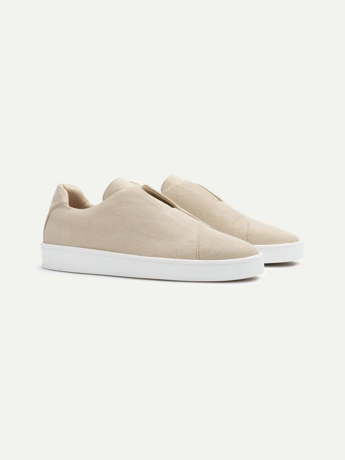 LIGHT BEIGE DENIM SNEAKER