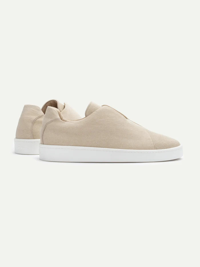 LIGHT BEIGE DENIM SNEAKER