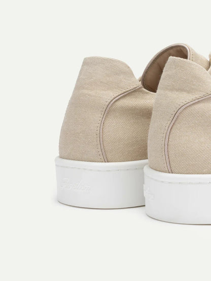 LIGHT BEIGE DENIM SNEAKER