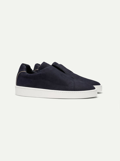 NAVY NUBUCK SNEAKER