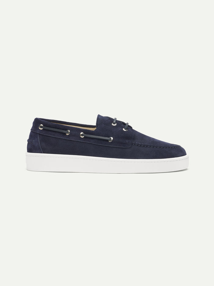 NAVY BLUE SUEDE SNEAKER