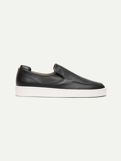 BLACK SLIP-ON SNEAKER