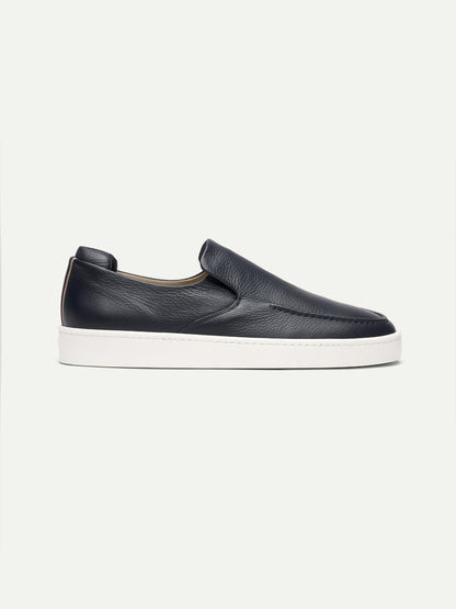NAVY SLIP-ON SNEAKER